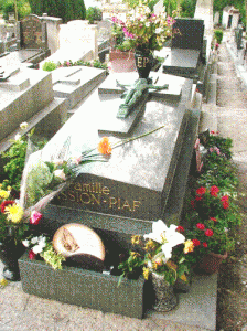 tombeau d'Edith Piaf
